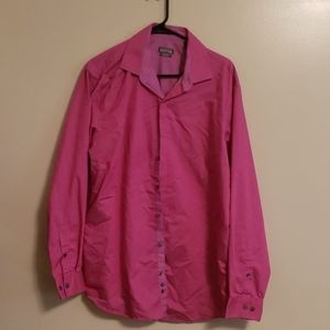 Kenneth Cole Reaction Dress Shirt Salmon sz16.5x34